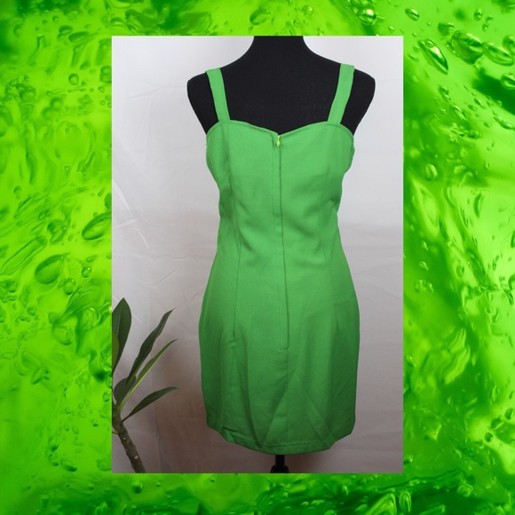 GREEN VINTAGE DRESS SET (2 PIECE) - Picture 7 of 8